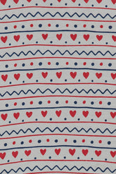 Heart Printed Girl's T-Shirt